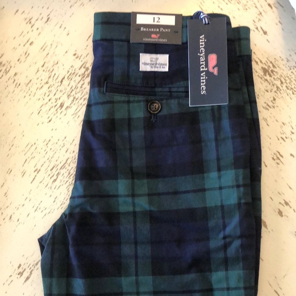 Boys Holiday Plaid Breaker Pants 2 pair available - sizes 10 & 12. $48 each